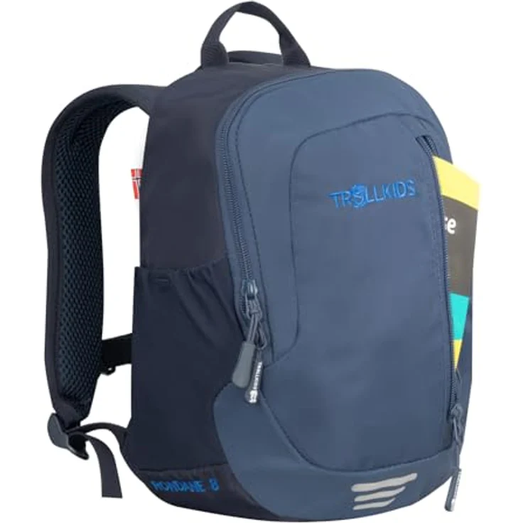 TROLLKIDS Trekkingrucksack Rondane, Wasserabweisend, 8 L mit herausnehmbarer Sitzmatte und Regenüberzug – Bild 3