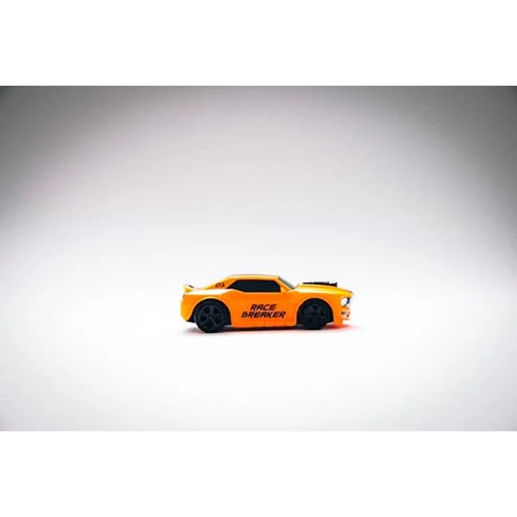 Carson 500404276 1:60 Nano Racer Striker 2.4GHz orange, Ferngesteuertes Auto mit 20 min Fahrzeit und 30m Reichweite – Bild 4