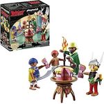 PLAYMOBIL Asterix 71269 Pyradonis' vergiftete Torte, Asterix, Kleopatra`s Vorkoster sowie Pyradonis und dessen Helfer Schraubzieris, Spielzeug für Kinder ab 5 Jahren