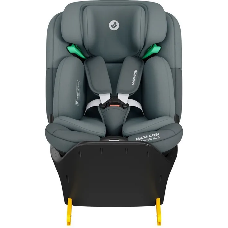 Maxi-Cosi Autokindersitz Emerald S i-Size - Tonal Graphite, Reboarder Kinder Autositz bis 36 kg & Isofix-Base, 360° Rotationsfunktion - Preisvergleich