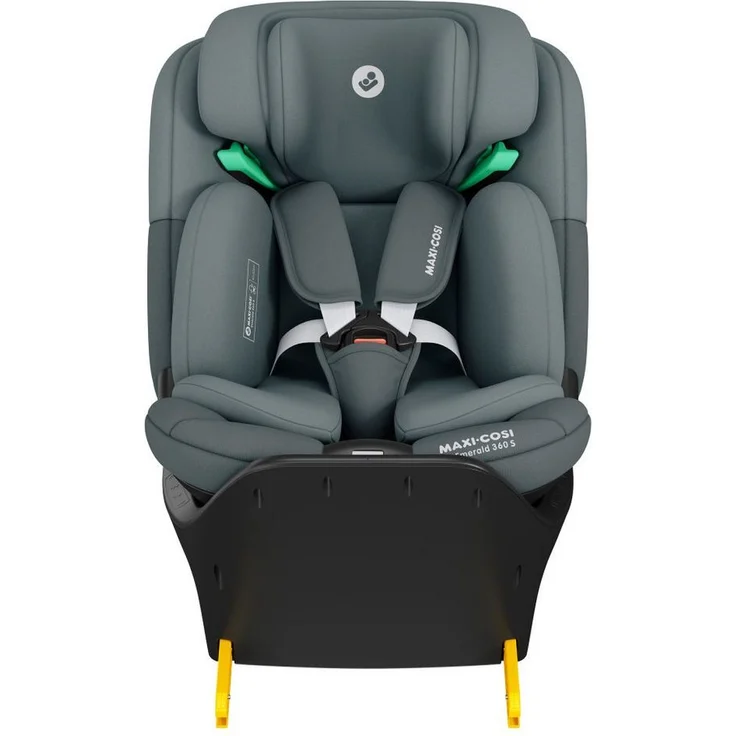 Maxi-Cosi Autokindersitz Emerald S i-Size - Tonal Graphite, Reboarder Kinder Autositz bis 36 kg & Isofix-Base, 360° Rotationsfunktion - Preisvergleich – Bild 1
