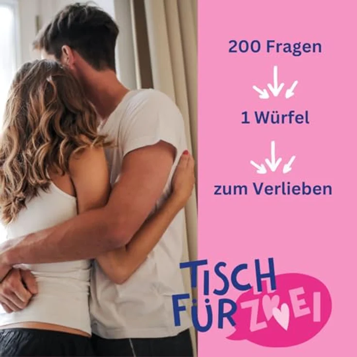 HUCH! Hellofun! Tisch für Zwei, Paarspiele mit 200 Fragen, Quiz für Paare ab 18 Jahren, Gesellschaftsspiel für Erwachsene – Bild 5