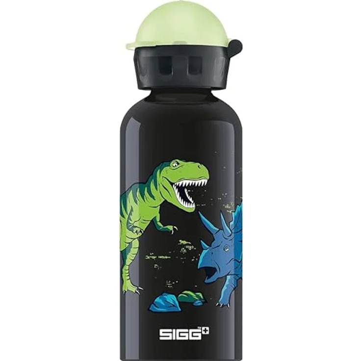 SIGG Trinkflasche Kids Bottles 0. 4 l Dinosaurier - Glow in the Dark – Bild 2