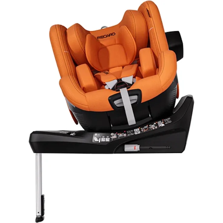 Recaro Toron 1 Reboard Kindersitz, 360°-Drehung, ergonomisch, belüftet, für Kinder von Geburt bis 4 Jahre, Vibrant Orange