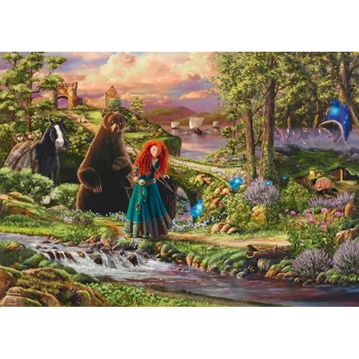 Schmidt Spiele Disney Brave Merida Thomas Kinkade 1000 Teile Puzzle, Mehrfarbig – Bild 4