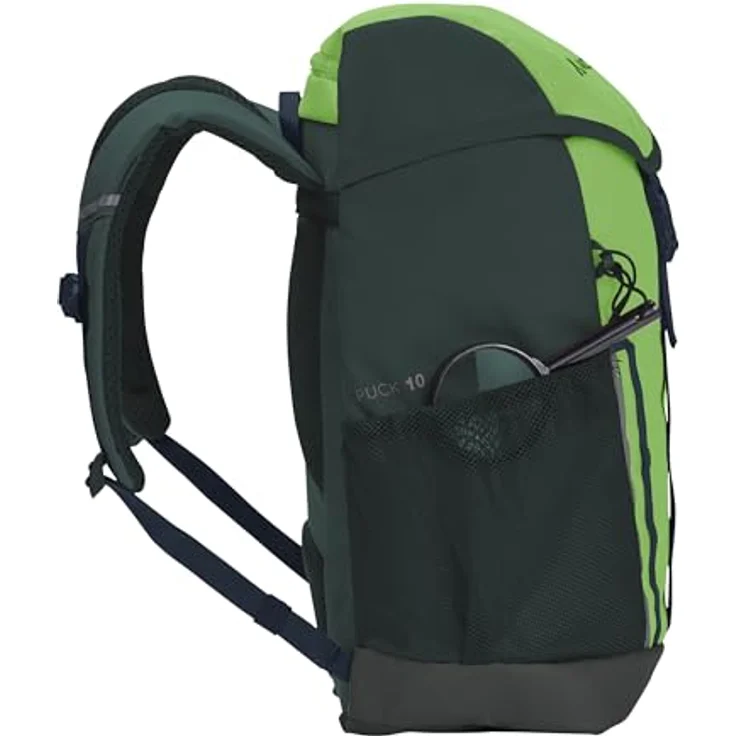 Vaude Puck 10, Kinderrucksack für den Kindergarten, 38 cm, schwarz, 100% Polyester, kompakt und leicht – Bild 4