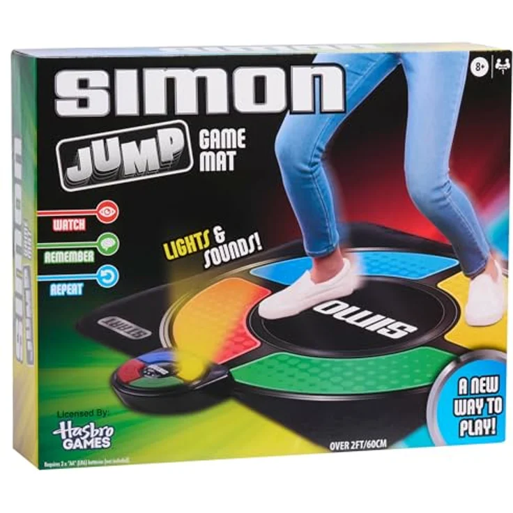 Just Play Ltd. Simon Jump Game, elektronische Spielmatte zur aktiven Musterwiederholung, für 1-4 Spieler ab 8 Jahren – Bild 6