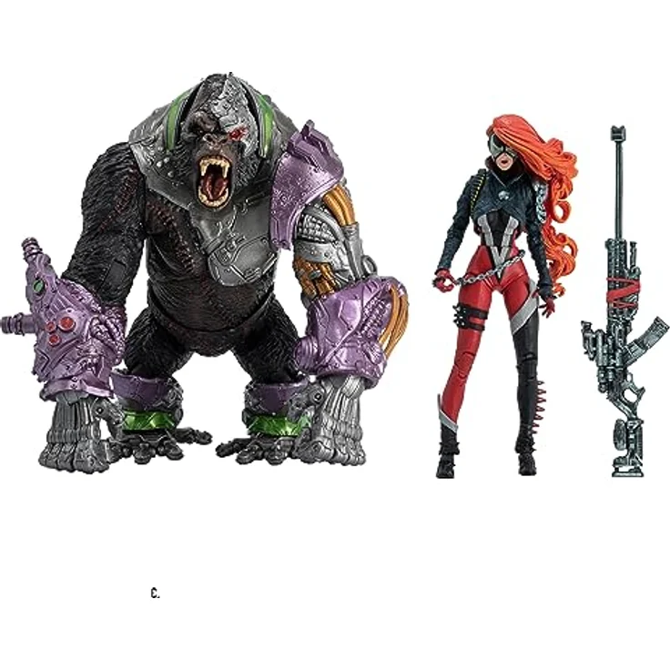 McFarlane She-Spawn Actionfigur, 18 cm, beweglich, inkl. Zubehör - Fensterbox, Sammelkarte, Ultra Articulation – Bild 3