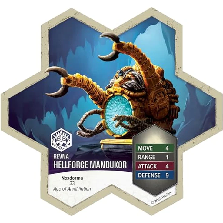 Renegade Heroscape: Ekspansja Rising Tide - Armia Hellforge Mandukor, hochdetaillierte Miniatur, kompatibel mit Heroscape Mastersets, Add-On-Inhalt – Bild 5
