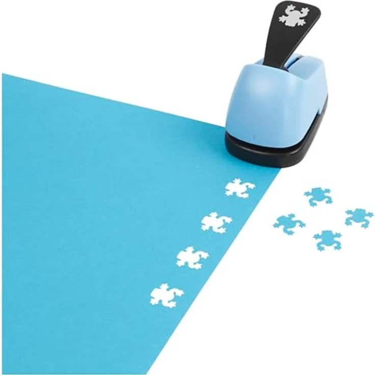 Creativ Motivstanzer Set, 36 Stück mit 18 verschiedenen Formen, Einheitsgröße, Papierstanzer für Papier und dünne Karten, 9 mm – Bild 5