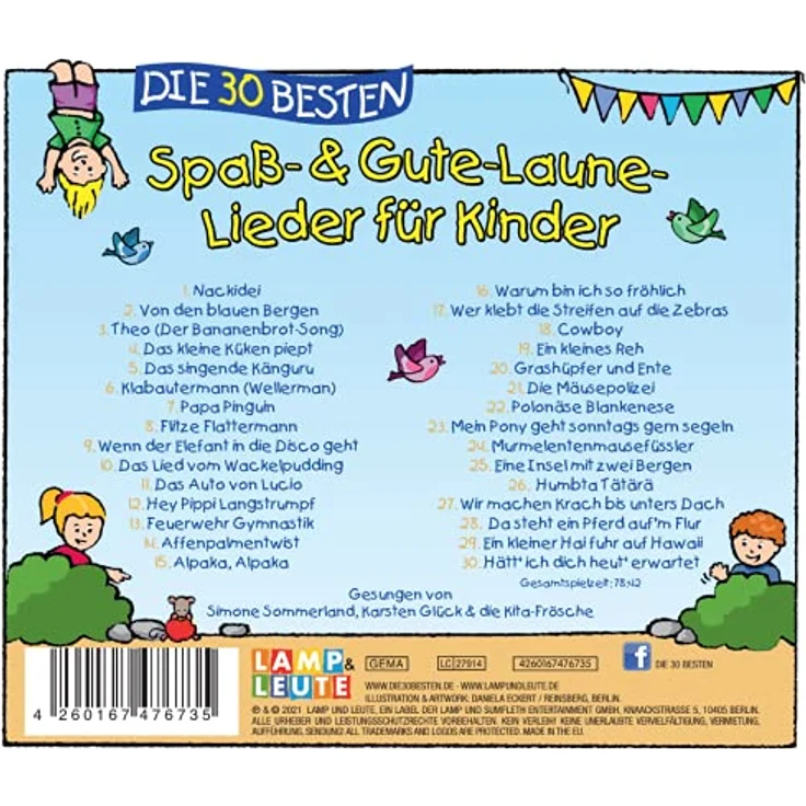 Universal Music GmbH Hörspiel Die 30 besten Spaß & Gute-Laune-Lieder für Kinder, Kinder- und Jugendbücher / Geschichten / Reime – Bild 2