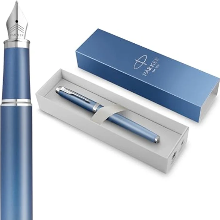Parker Pen IM Writing Rituals, Blauer GT Füllfederhalter mit edlem Design – Bild 1