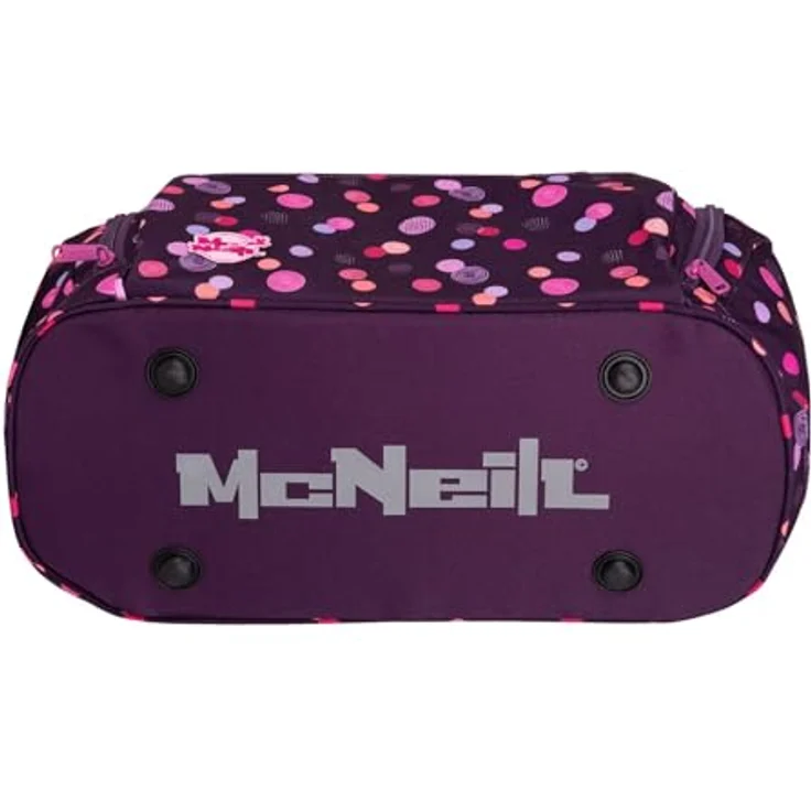 McNeill Sporttasche Ruby, praktische Sporttasche mit großem Hauptfach, Nassfach und verstellbarem Umhängegurt, reflektierendes Logo – Bild 4