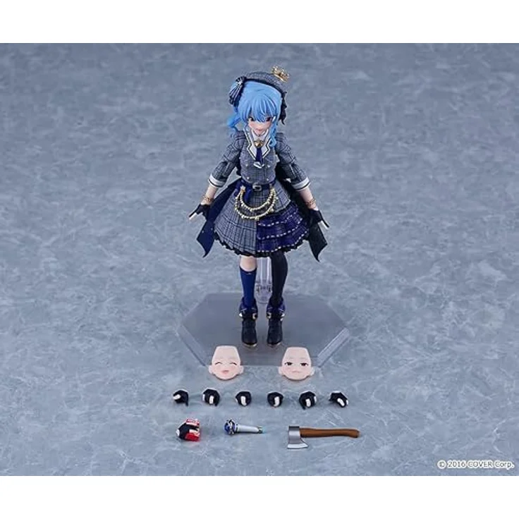 Max Factory Hololive Production Figma Actionfigur Hoshimachi Suisei, 14 cm mit Zubehör und voll beweglich – Bild 6