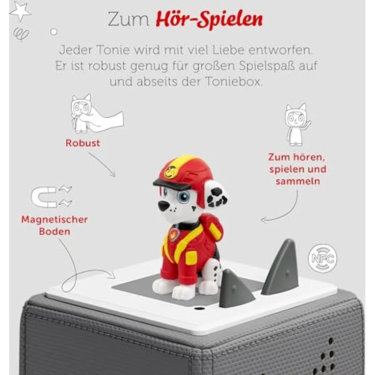 tonies Hörspielfigur Paw Patrol - Jungle Pups: Marshall, für die Toniebox geeignet – Bild 3
