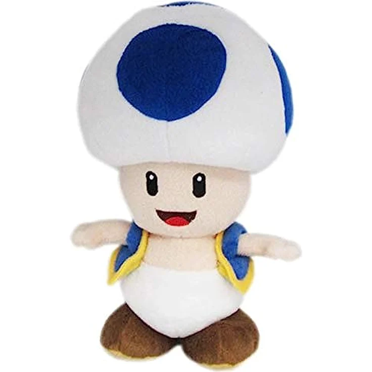 Nintendo Toad, Plüschfigur, blau, 20 cm – Bild 2