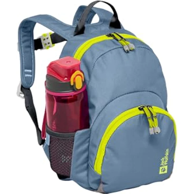 Jack Wolfskin Buttercup Kinderrucksack, 28 cm, blauer Kindergartenrucksack aus 100% Polyester, 22 x 18 x 28 cm – Bild 3