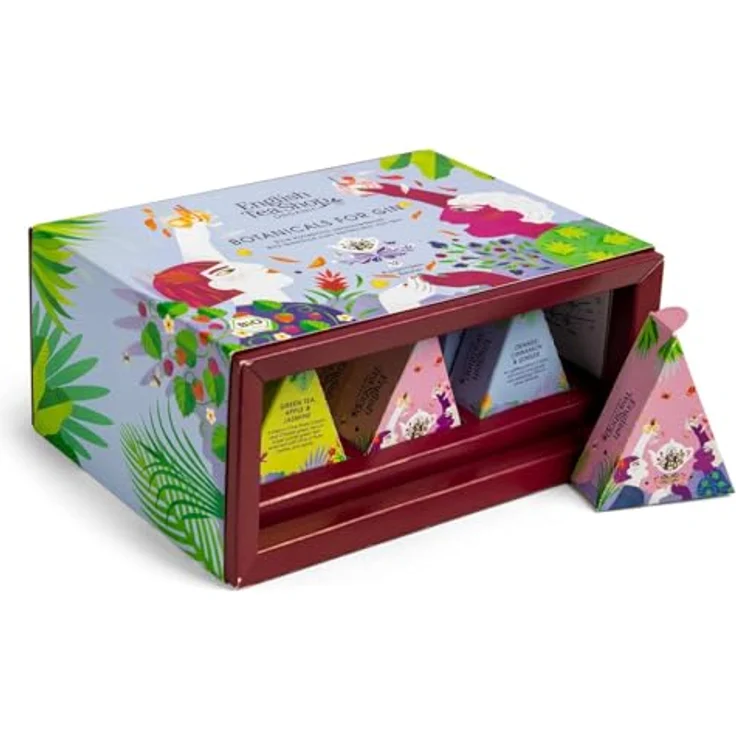 English Tea Shop ETS - Botanicals for Gin Set, Geschenkbox Gin Gewürz-Kollektion, BIO, 12 Pyramidenbeutel – Bild 3
