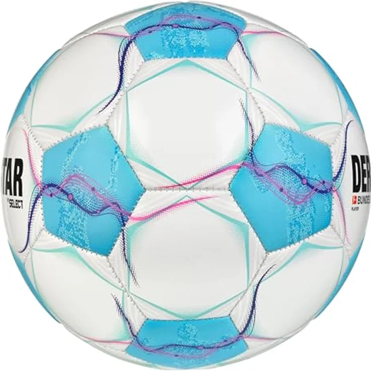 Derbystar Bundesliga Player v24, hellblau - Hochwertiger Fußball für zusätzlichen Komfort, langlebig – Bild 2