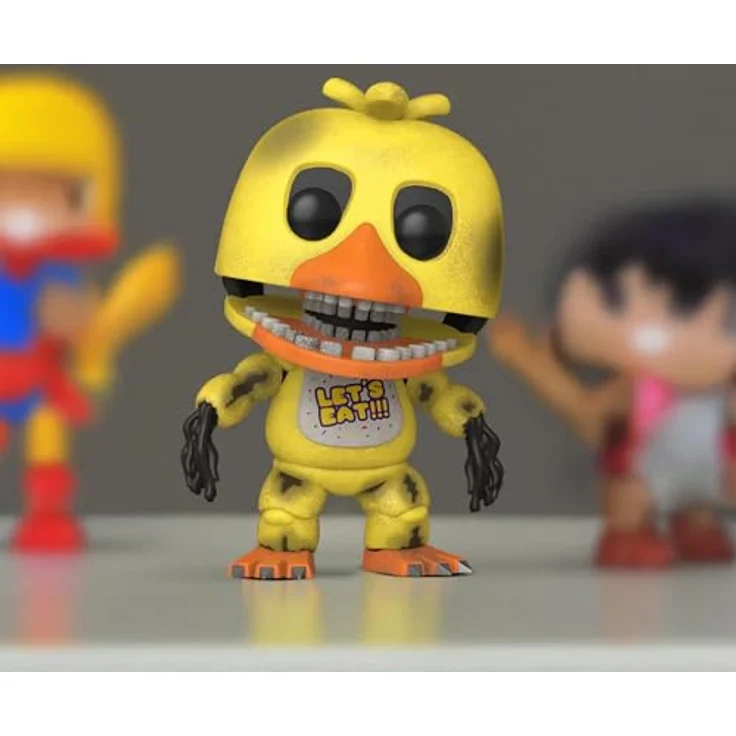 Funko POP! Games: Five Night's at Freddy's (FNAF) - Withered Chica - Sammelbare Vinylfigur, 9,5 cm hoch, offizielles Merchandise für Kinder & Erwachsene - ideales Geschenk für Fans und Sammler – Bild 2