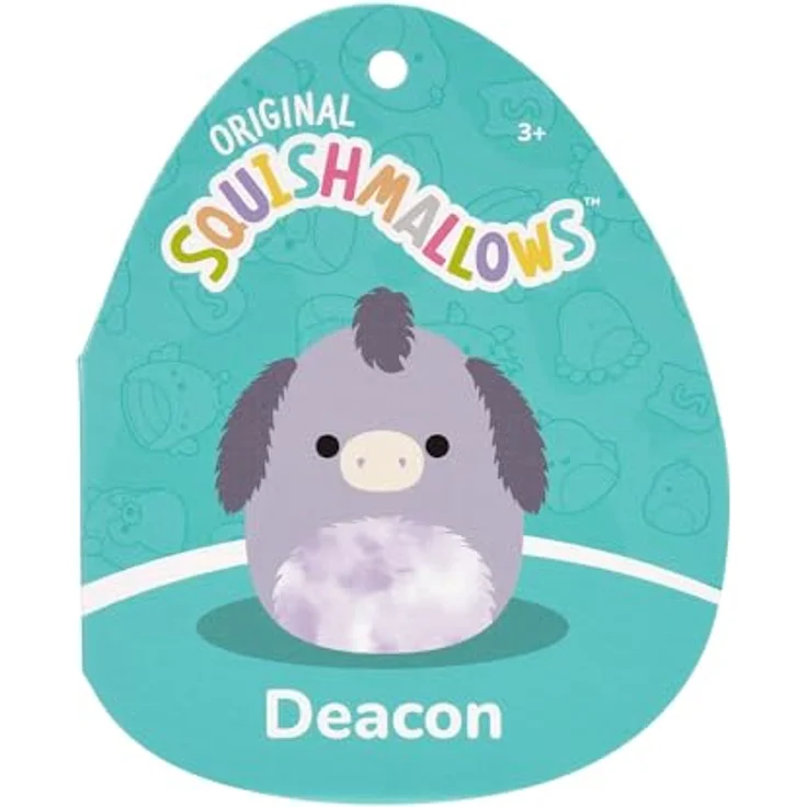 Squishmallows SQCR05425 - Deacon der lila Esel 30 cm, superweiches Kuscheltier von Squishmallows – Bild 5