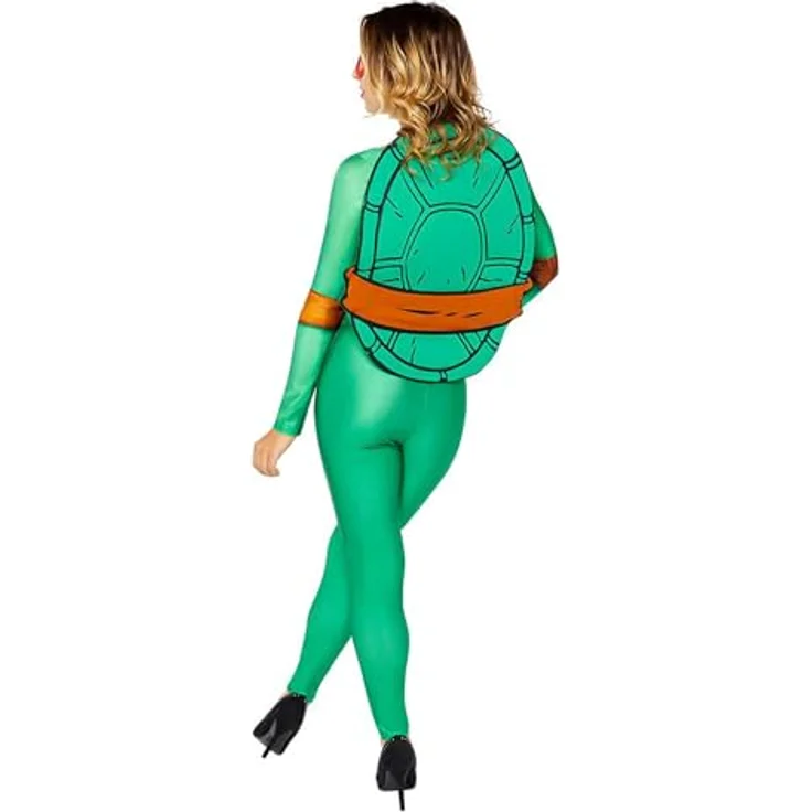 Amscan Erwachsenenkostüm Teenage Mutant Ninja Turtles, Damengröße XL (46, 48), Kostüm für Geburtstagsfeiern – Bild 4