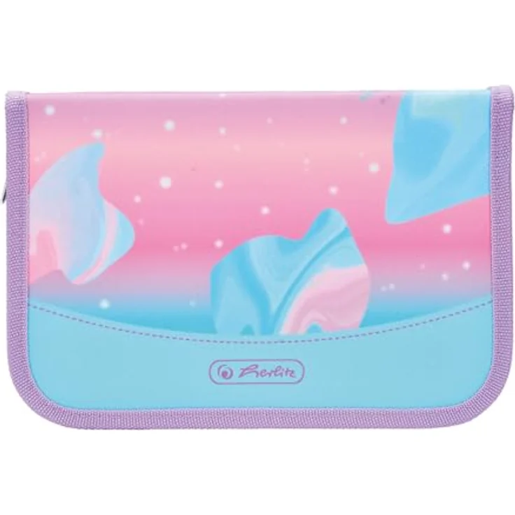 Herlitz Schüleretui 31-teilig Ocean Lights, Polyester mit FSC-zertifizierten Bunt- und Bleistiften, farbiges Innenfutter, 20,5 x 14 x 3,8 cm – Bild 3
