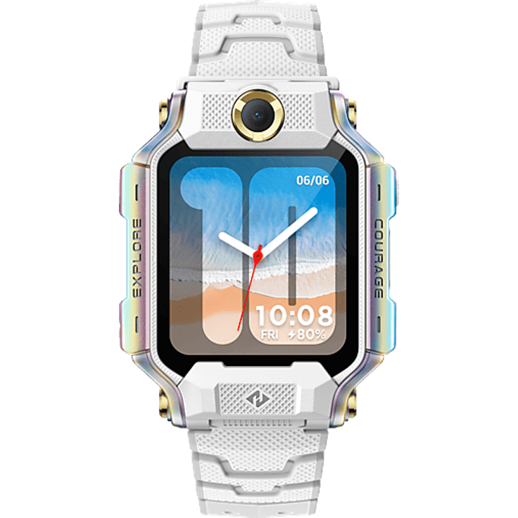 IMOO X10 Kinder Smartwatch mit Telefonie-Funktion, integrierter Kamera und 32 GB Speicher, Weiß