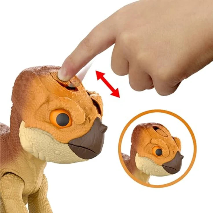 Jurassic World REBIRTH Interactive Roar Back Species, Sammelfigur mit interaktiven Geräuschen und Detailreichem Design – Bild 3