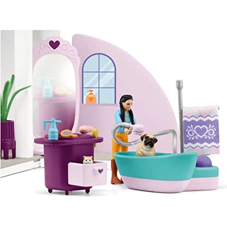 schleich 42614 Tier Salon, ab 4 Jahren, HORSE CLUB Sofia's Beauties - Spielset, 66 Teile – Bild 4