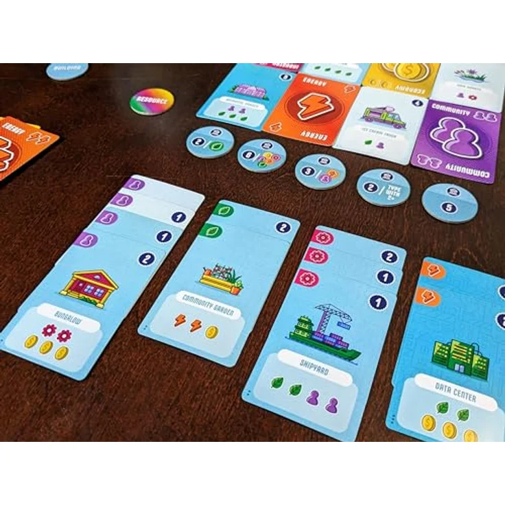 Skellig Games Familienbrettspiel mit über 150 einzigartigen Gebäudekarten – Bild 3