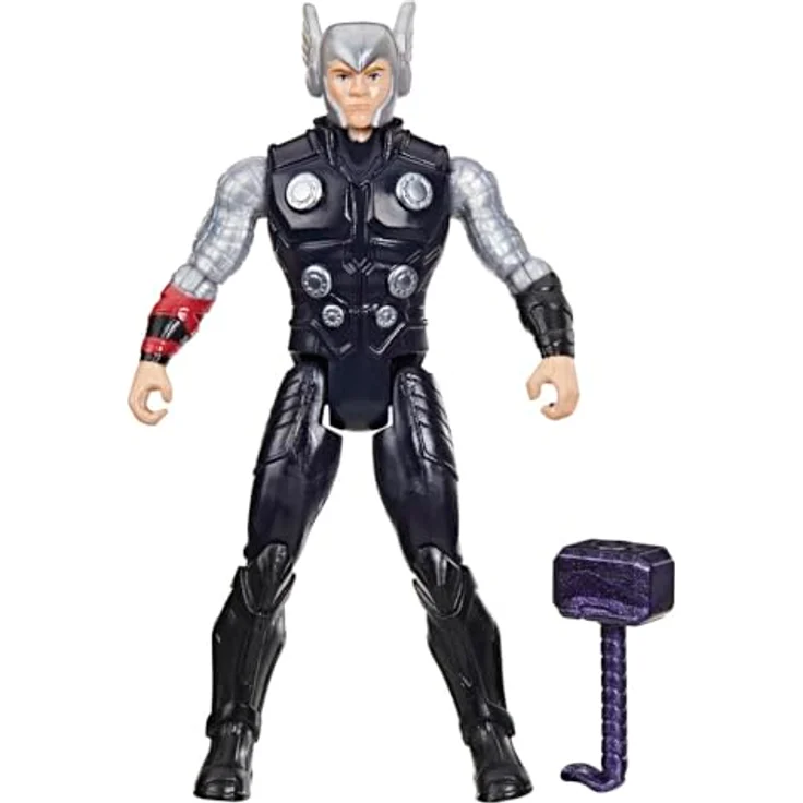 AVENGERS Marvel Avengers VenomVersus Anti-Venom Thor Figur, 10 cm bewegliche Action-Figur mit Mjölnir Hammer und Venom-Dekor, kompatibel mit Epic World of Action Serie – Bild 1