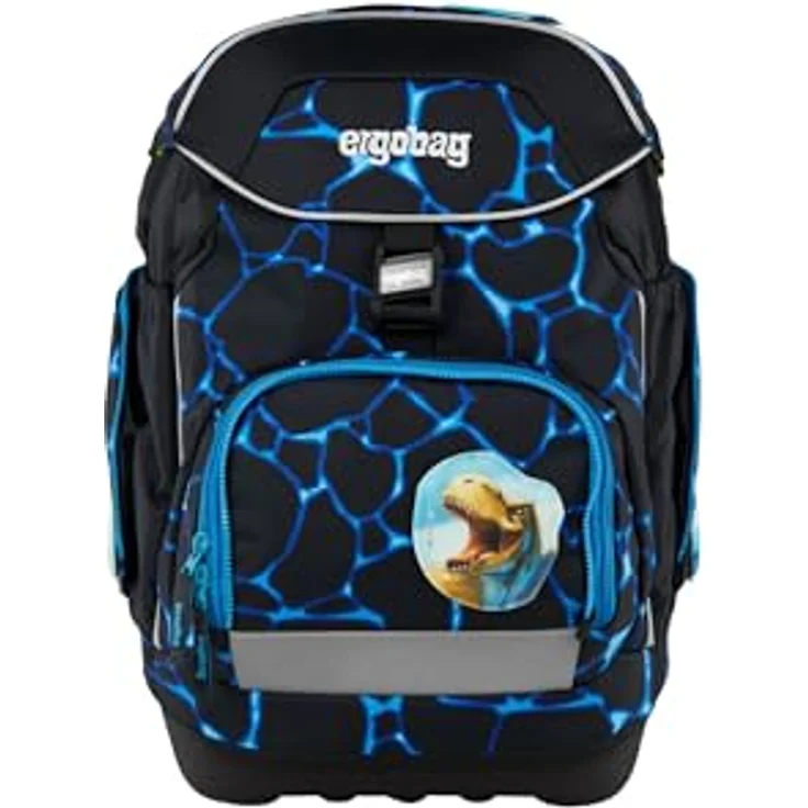 ergobag Pack Set, ergonomischer Schulranzen für 1. Klasse mit höhenverstellbarem Tragesystem, 6-teiliges Set, flexibel und reflektierend, für Mädchen und Jungen – Bild 2