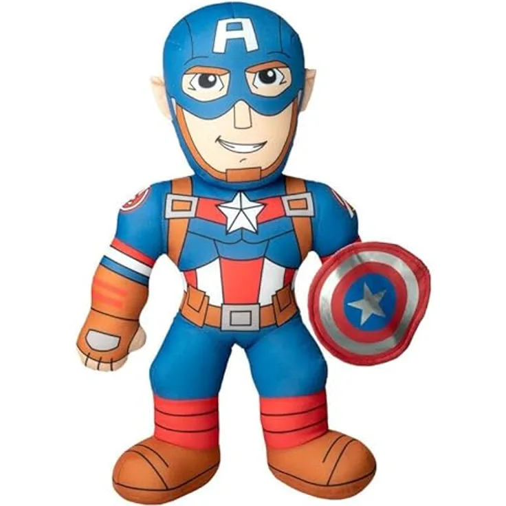 AVENGERS Avengers Merica Plüschtier 38 cm mit Captan Sound, Kuscheltier