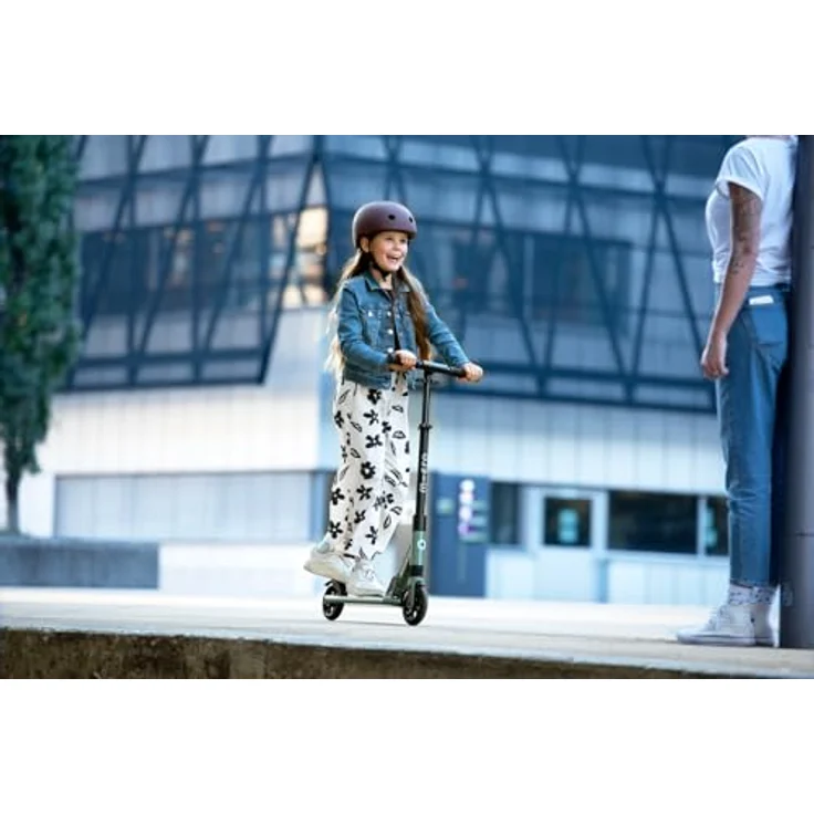 Micro Scooter micro sprite suspension, robuster Roller mit Vorderradfederung, für Kids, Teens und Erwachsene, silber – Bild 8