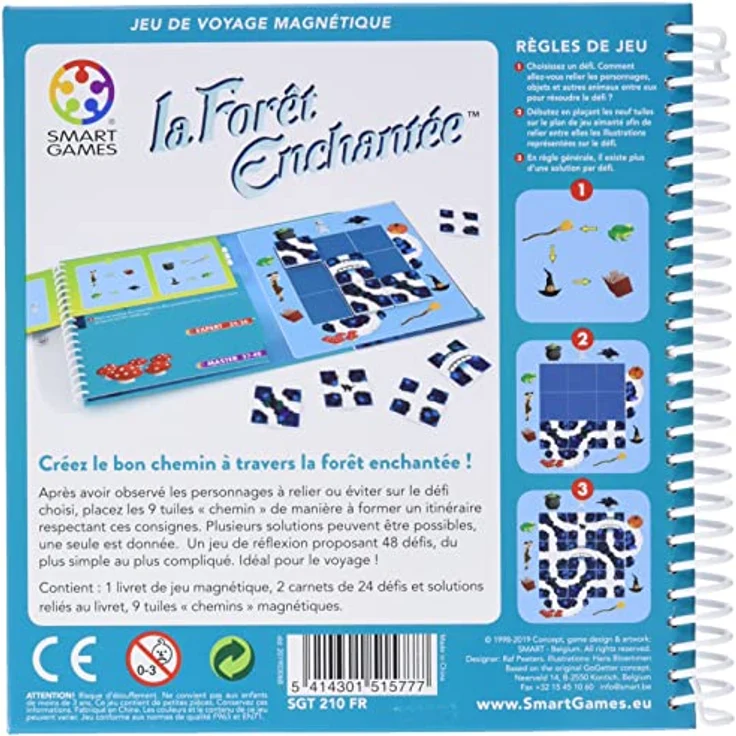 smart games SGT 210 FR nbsp– Magic Forest – magnetisches Reisespiel, französische Version – Bild 2