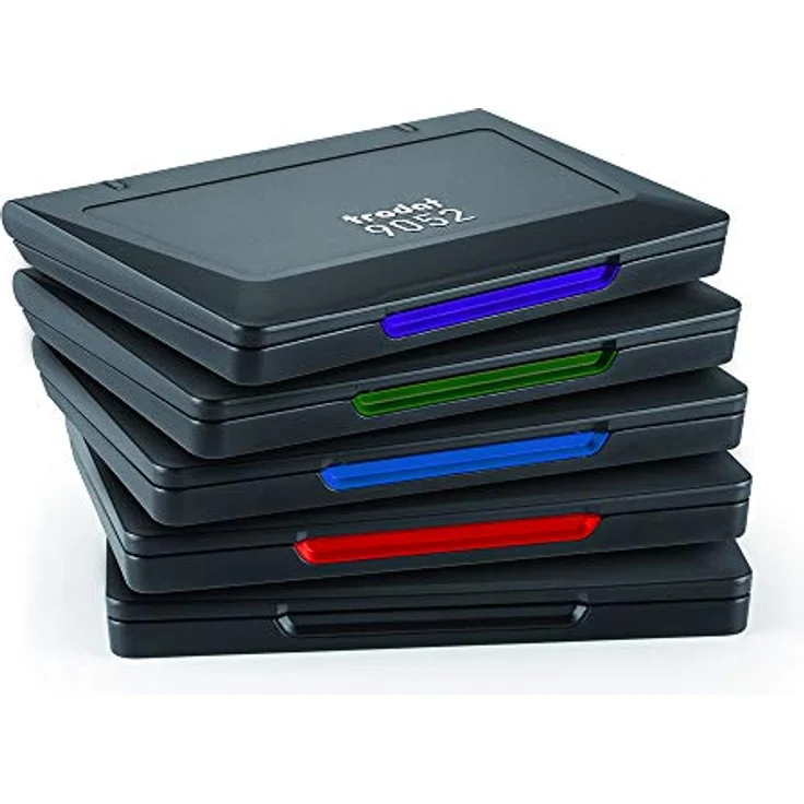 trodat Stempelkissen blau, 11,0 x 7,0 cm, nachfüllbar für Polymer- und Gummistempel – Bild 5