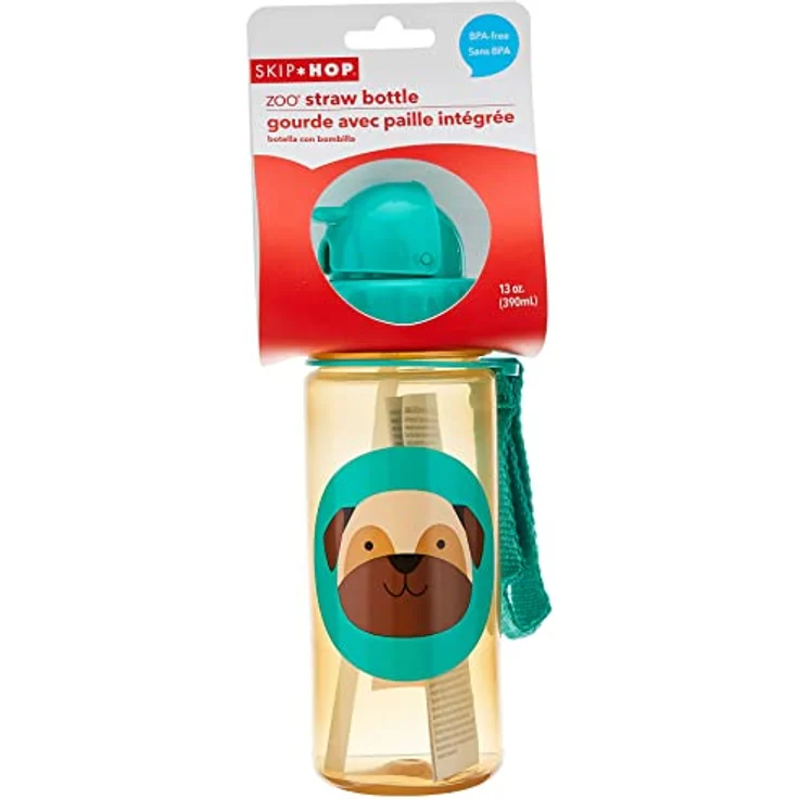 Skip Hop Skip Hop Water bottle for children Zoo Mops PP 390ml – Bild 4
