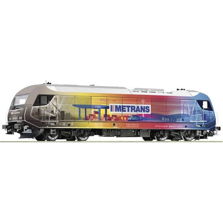 Roco H0 Ro Diesellok 761 102-3, Metrans (Dc) (102-3) - Modellbahnen - Metrans-Design, Maßstab 1:87 – Bild 1