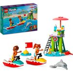 LEGO® Konstruktionsspielsteine Rettungsschwimmer Aussichtsturm mit Jetskis (42623), LEGO Friends, (84 St), Made in Europe