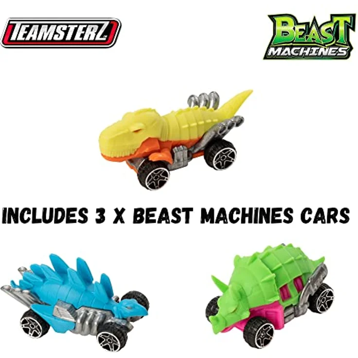 Teamsterz Beast Machines Transporter Dinosaur, Spielzeugauto für Kinder ab 3 Jahren, robust und kreatives Lernspielzeug – Bild 8