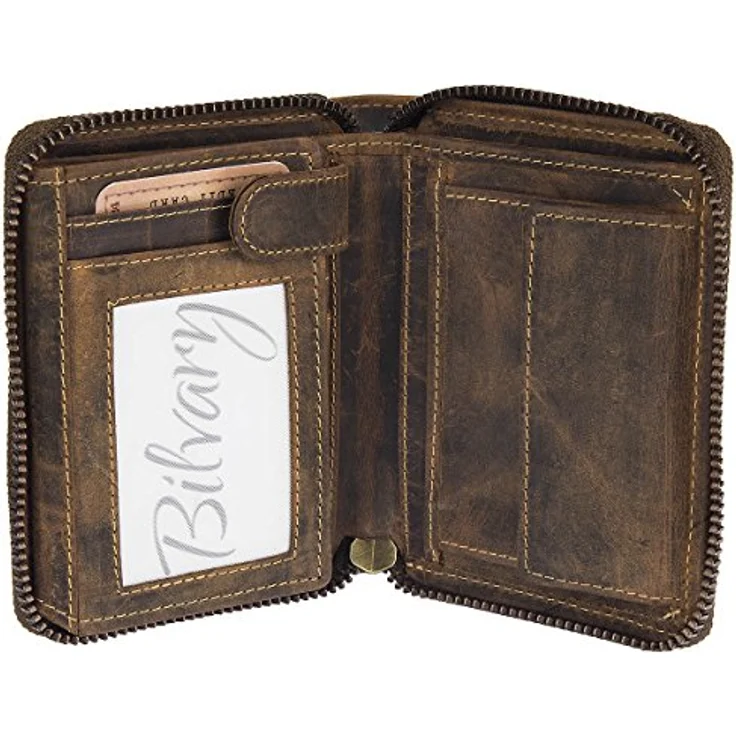 Greenburry Green Burry Zipper Wallet Brown - Preisvergleich – Bild 2
