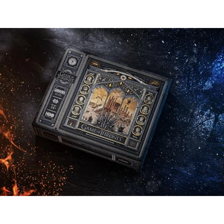 theory11 Game of Thrones Multi-dimensional Puzzle, 1000 Teile mit Goldfolienakzenten und Tragetasche – Bild 3