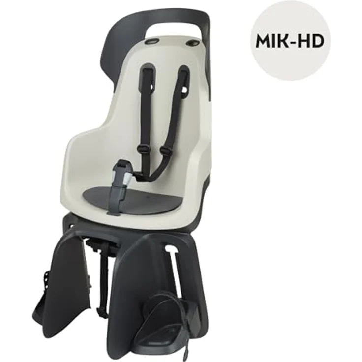 BOBIKE 8012300012 - Fahrradkinderrückbank GO Maxi mit MIK-HD Gepäckträgerhalterung für Fahrräder mit 26“ bis 29“ Laufrädern geeignet für Kinder in Farbe Vanille Cup Cake – Bild 5