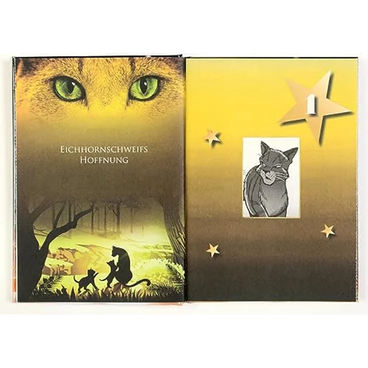 Beltz & Gelberg Warrior Cats Adventskalenderbuch, interaktives Buch mit unveröffentlichten Manga und Spielen – Bild 5