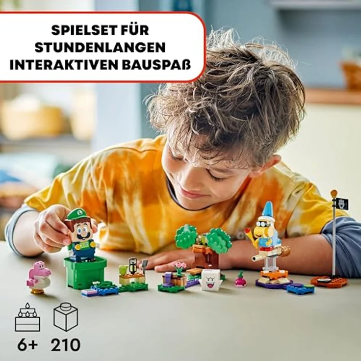 LEGO® Konstruktionsspielsteine Abenteuer mit dem interaktiven LEGO® Luigi™ (71440), LEGO Super Mario, (210 St), Made in Europe – Bild 4