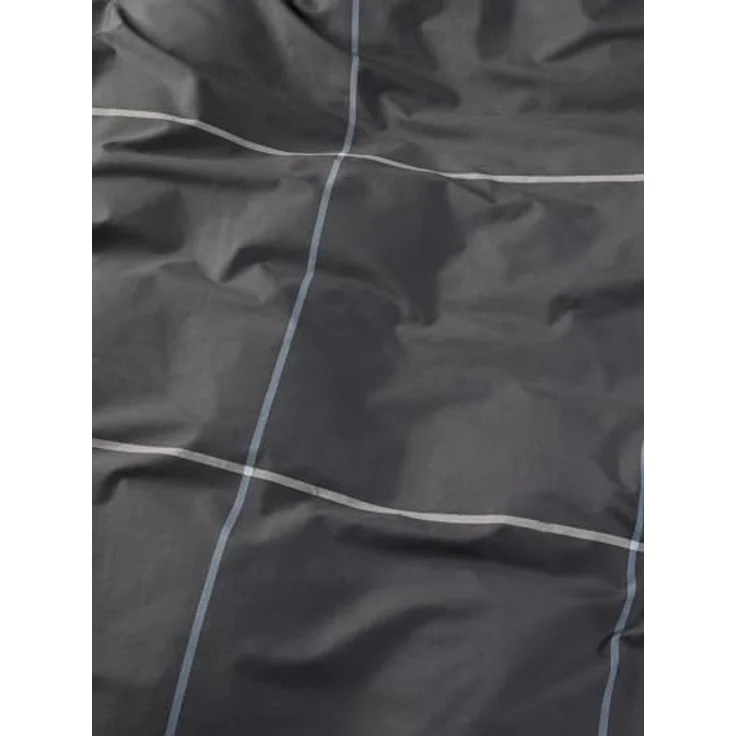 MARC O'POLO Bettwäsche Suvie Anthrazit, 135x200 cm + 1x 80x80 cm, 100% GOTS-zertifizierter Bio-Baumwollperkal 200TC, Karo Muster – Bild 3