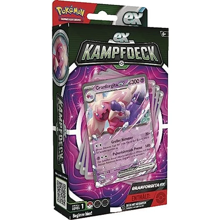 AMIGO Spiel + Freizeit GmbH Pokémon (Sammelkartenspiel), PKM EX-Kampfdeck Juli 2023 mit Baojian-ex und Granforgita-ex – Bild 4
