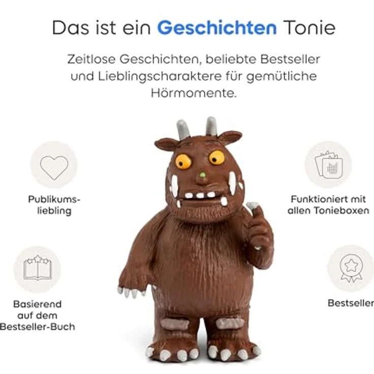 tonies Hörfigur, Der Grüffelo & Das Grüffelokind (Neuauflage 2026), 2 Hörspiel-Klassiker für Kinder ab 3 Jahren, Spielzeit ca. 52 Minuten – Bild 2