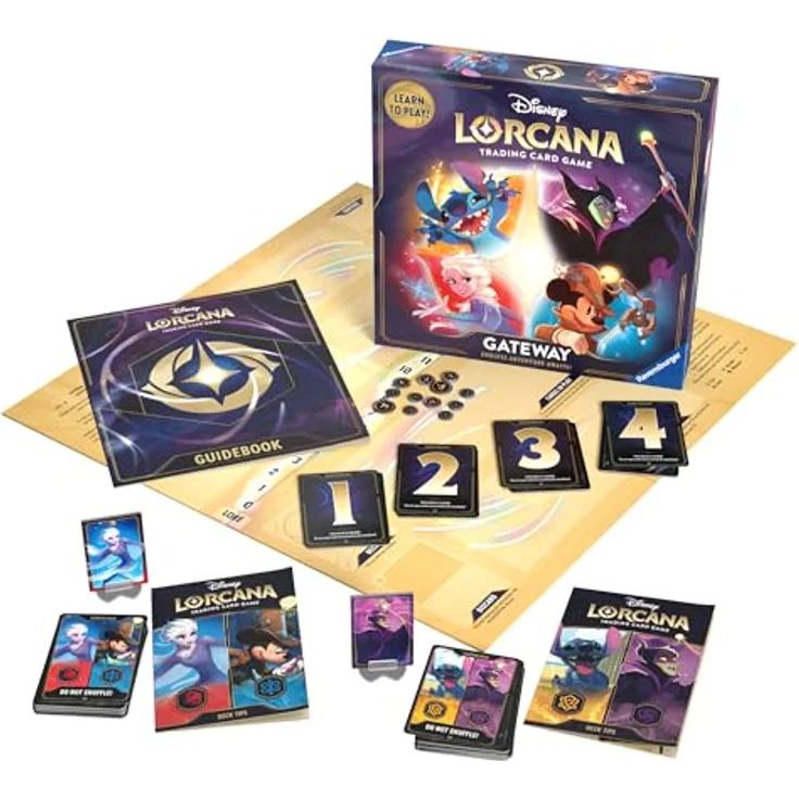 Ravensburger Disney Lorcana Trading Card Game - Gateway (Englisch) - Lorcana Einstieg, 11098399, Sammelkarten mit speziellen Disney Charakteren – Bild 1